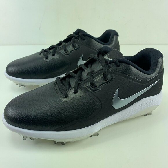 Nike Golf Shoes Wide Mens Vapor Pro Golf Soft Spikes Lunarlon Sole‎ Black main image 9